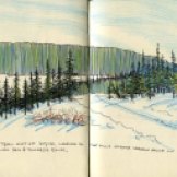 From Iditarod Sketch book and inspiration for print.